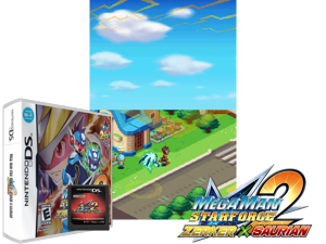 Mega Man Star Force 2 - Zerker x Saurian (USA) Cover